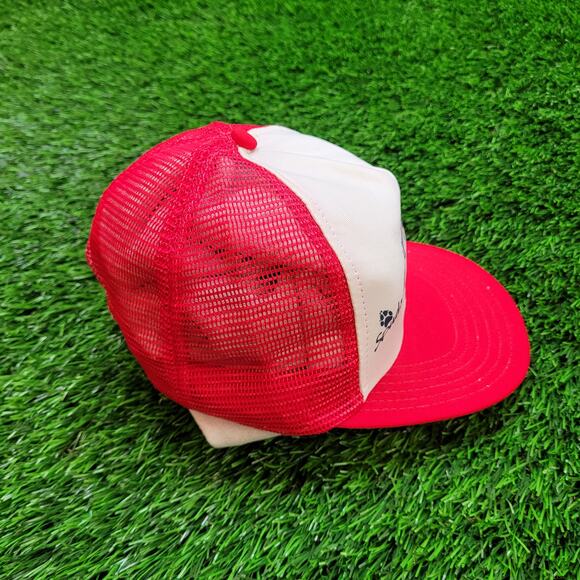 Vintage 1985 Spuds MacKenzie Bud Light Trucker Hat Snapback Made in USA 80s - Picture 5 of 10